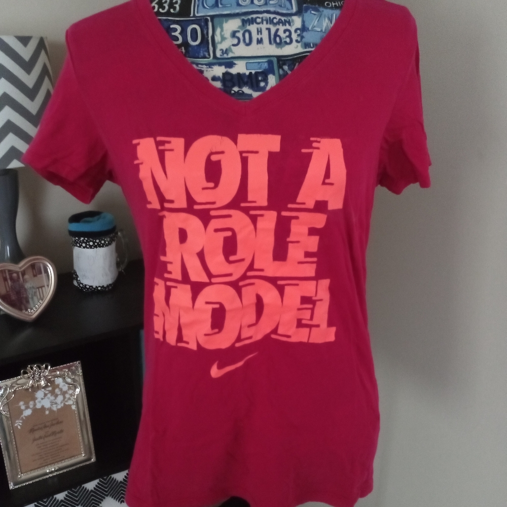 Sold Nike Not A Role Model Slim Fit Graphic Tee Size L